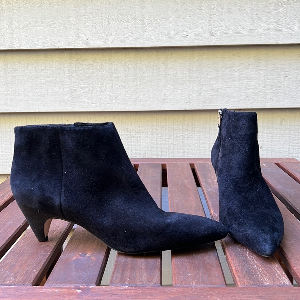 Sam Edelman kitten heeled suede booties
